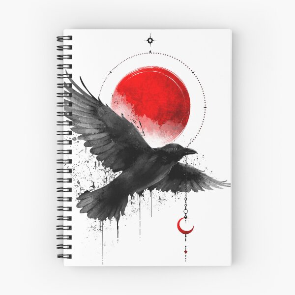 Item preview, Lunar Messenger | Sacred Raven Moon Symbolism designed and sold by Ola-urb.
