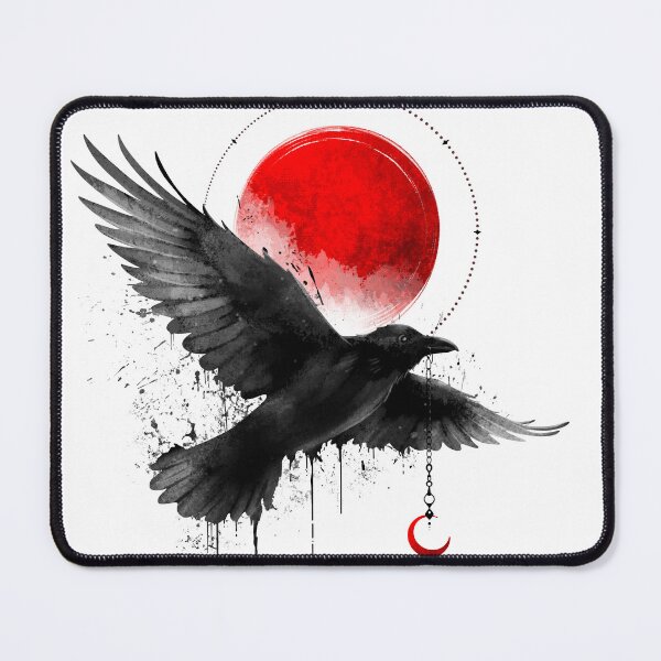 Item preview, Lunar Messenger | Sacred Raven Moon Symbolism designed and sold by Ola-urb.