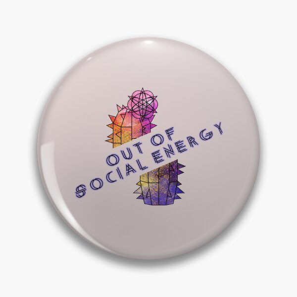 Item preview, Out of Social Energy Introvert Cactus designed and sold by GraphicComet.
