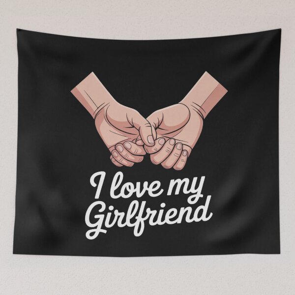 Item preview, Boyfriend Girlfriend Interlocked Hands Graphic designed and sold by Tsugraf Designs.