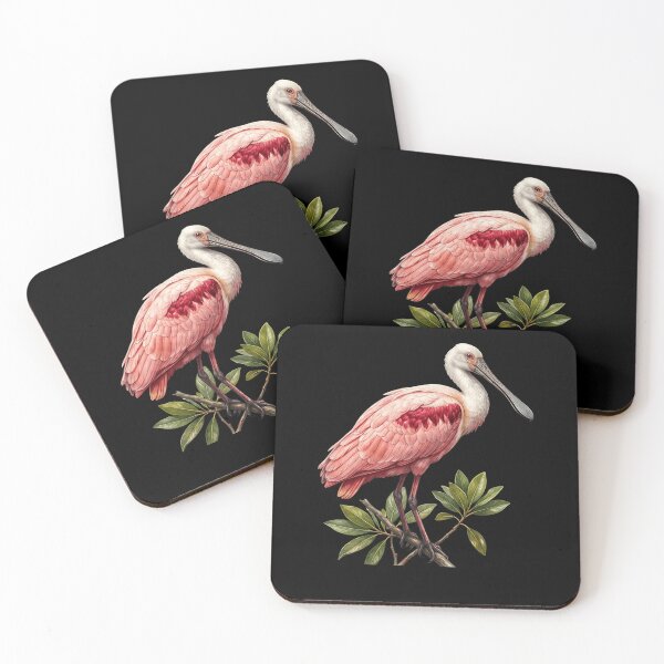 Item preview, Coastal Wetland Roseate Spoonbill Bird designed and sold by elderberry.