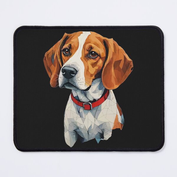 Item preview, Geometric Beagle Portrait – Modern Pet Art  designed and sold by Tklezardesigns.
