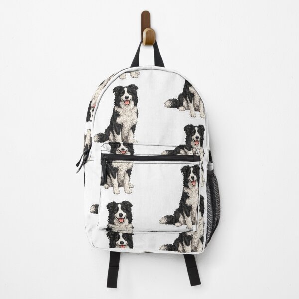 Item preview, Border Collie Dog black and white designed and sold by BackgroundND.