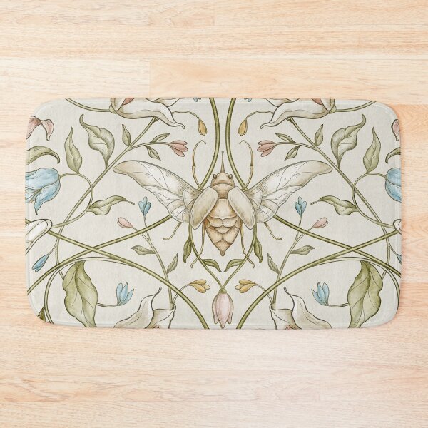 Item preview, Vintage Butterfly and Beetle Floral Pattern designed and sold by Alisles.
