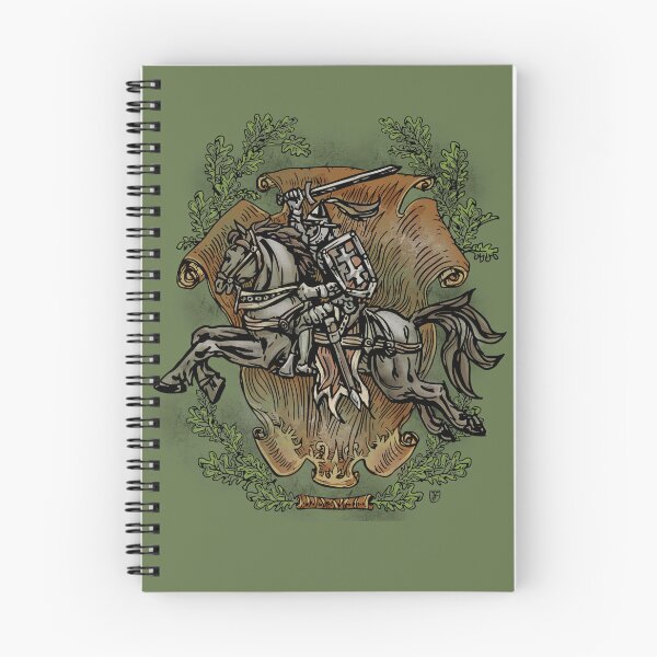 Item preview, Lithuanian Coat of Arms - Medieval Warrior with Sword "Vytis" Illustration designed and sold by JustasVebra.
