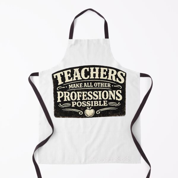 Item preview, Teachers Make All Other Professions Possible — Vintage Appreciation Gift designed and sold by KawaiiOrbit.