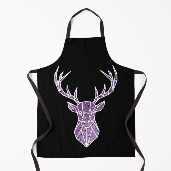 Item preview, Geometric stag head amethyst designed and sold by bravoalpha.