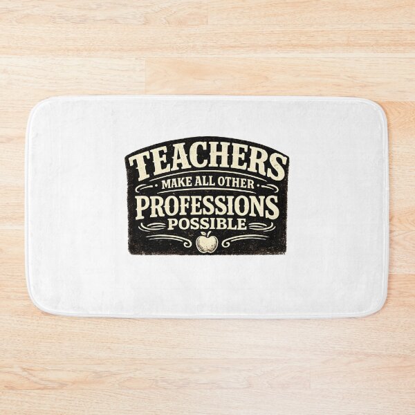 Item preview, Teachers Make All Other Professions Possible — Vintage Appreciation Gift designed and sold by KawaiiOrbit.