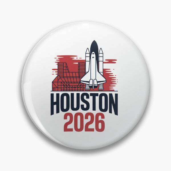Item preview, Houston 2026 Space Shuttle Football T-Shirt V7 designed and sold by DarylWelsh2024.