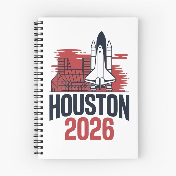 Item preview, Houston 2026 Space Shuttle Football T-Shirt V7 designed and sold by DarylWelsh2024.