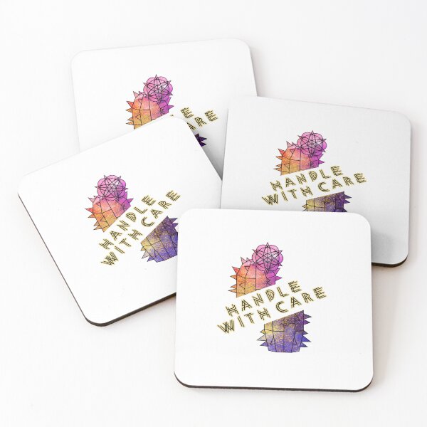 Item preview, Handle With Care Geometric Cactus Self Care Design designed and sold by GraphicComet.