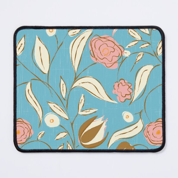 Item preview, Modern Chintz Floral Sky Blue designed and sold by susycosta.