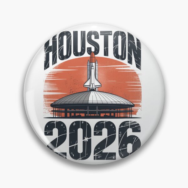 Item preview, Houston 2026 Space Shuttle Football T-Shirt V8 designed and sold by DarylWelsh2024.