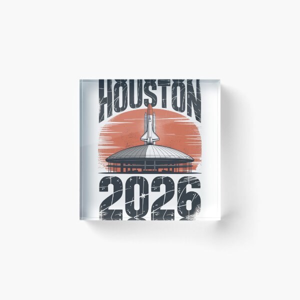 Item preview, Houston 2026 Space Shuttle Football T-Shirt V8 designed and sold by DarylWelsh2024.