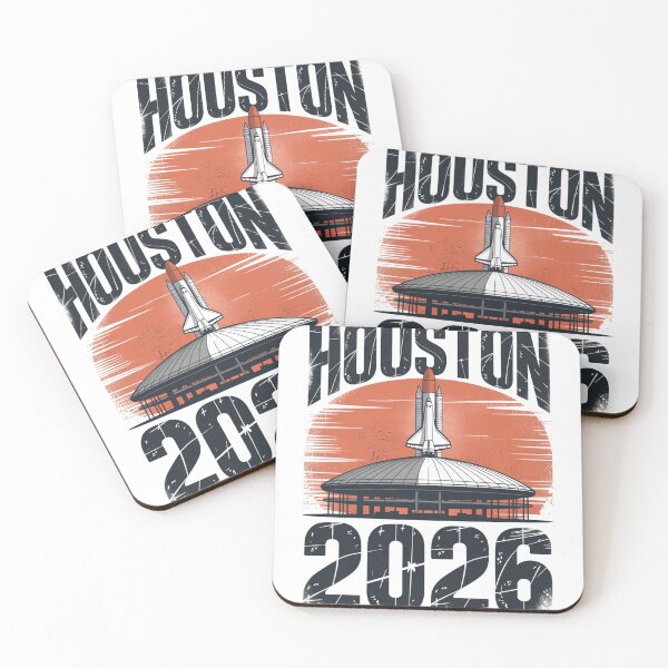 Item preview, Houston 2026 Space Shuttle Football T-Shirt V8 designed and sold by DarylWelsh2024.