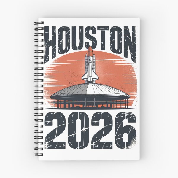 Item preview, Houston 2026 Space Shuttle Football T-Shirt V8 designed and sold by DarylWelsh2024.