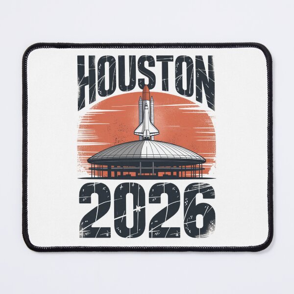 Item preview, Houston 2026 Space Shuttle Football T-Shirt V8 designed and sold by DarylWelsh2024.