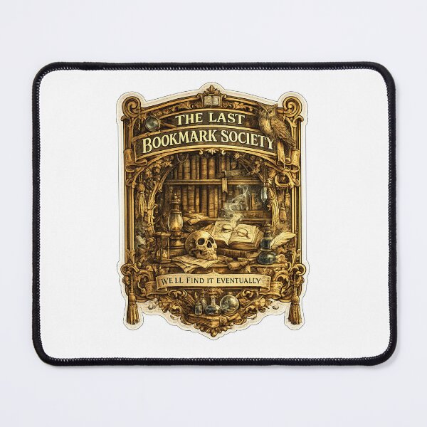 Item preview, The Last Bookmark Society | We'll Find It Eventually | Vintage Library Reader Design designed and sold by MrDev.