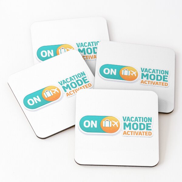 Item preview, Vacation Mode Activated Pill Badge designed and sold by IntelliMindDesigns.