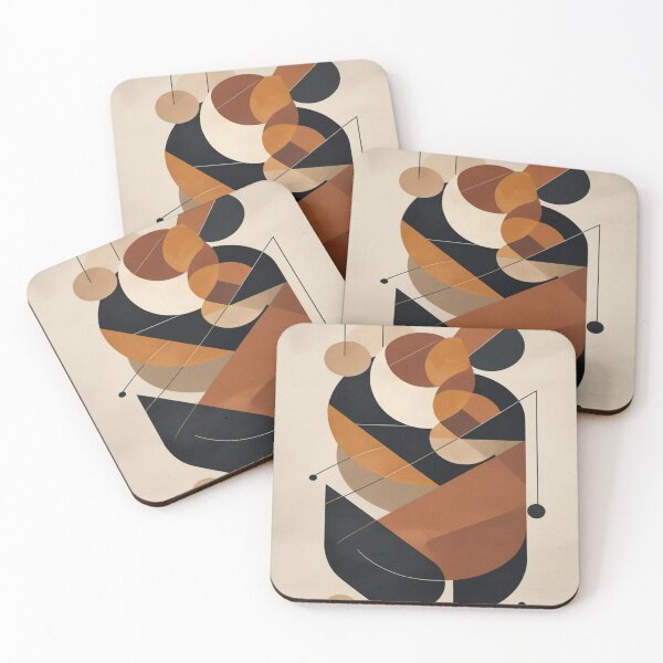Item preview, Minimalist Organic Arches Cream Terracotta Print designed and sold by EnmarcArt.