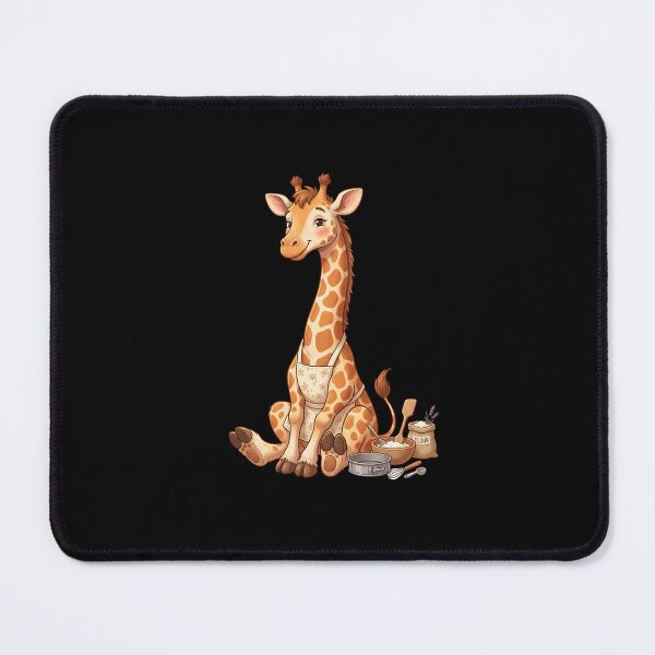 Item preview, Giraffe Home Baking Theme designed and sold by Timowo Studio | Fine Line Wildlife Art & Modern Nature Graphics.