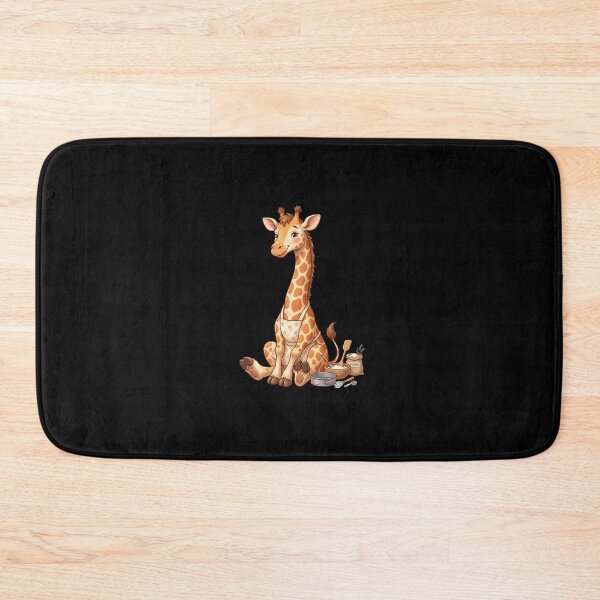 Item preview, Giraffe Home Baking Theme designed and sold by Timowo Studio | Fine Line Wildlife Art & Modern Nature Graphics.