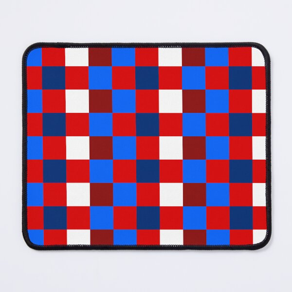 Item preview, Reds and Blues Check Grid designed and sold by OneThreeSix.
