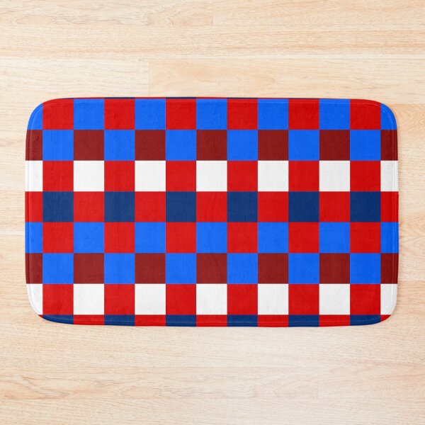 Item preview, Reds and Blues Check Grid designed and sold by OneThreeSix.