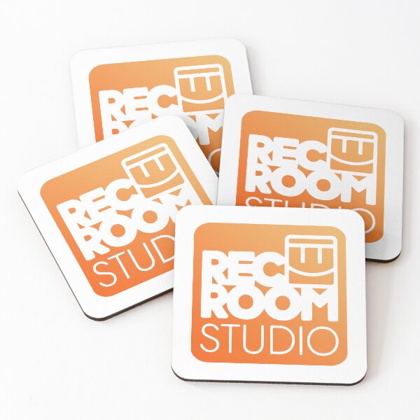 Item preview, Rec Room Studio Orange Vector Typography Logo Design designed and sold by FlatInkStudio.