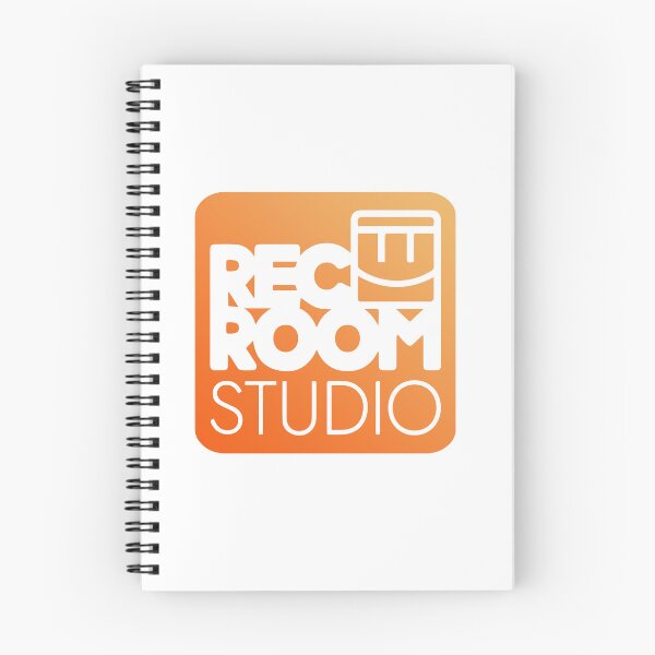 Item preview, Rec Room Studio Orange Vector Typography Logo Design designed and sold by FlatInkStudio.
