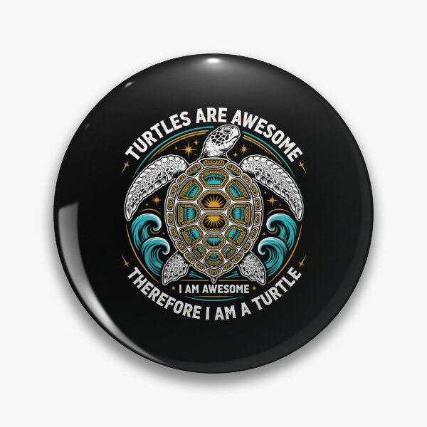 Item preview, Turtles are Awesome I am a Turtle Cute Hawaiian Turtle Lover designed and sold by Redgiant87x.