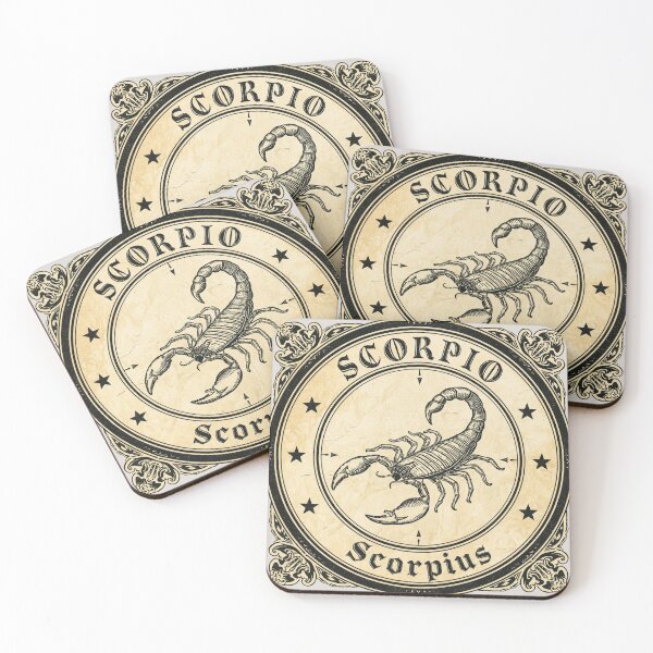 Item preview,  Vintage Scorpio Zodiac Sign - Baroque Astrology Art designed and sold by GoGreenlove.