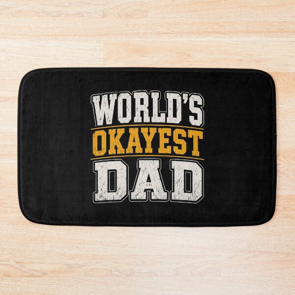 Item preview, Worlds Okayest Dad Funny Gift designed and sold by Snedsdigital.