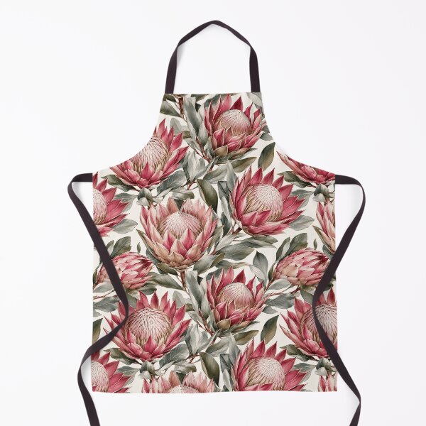 Item preview, Protea Watercolor South African Botanical Seamless Pattern designed and sold by Inkworksbyshery.