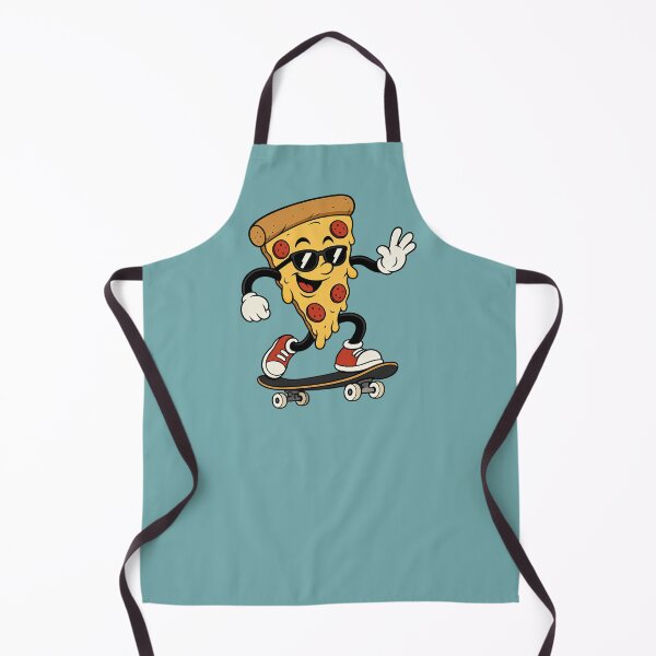 Item preview, Cool Vector Pizza Slice Character Riding Skateboard designed and sold by GiggleTime.