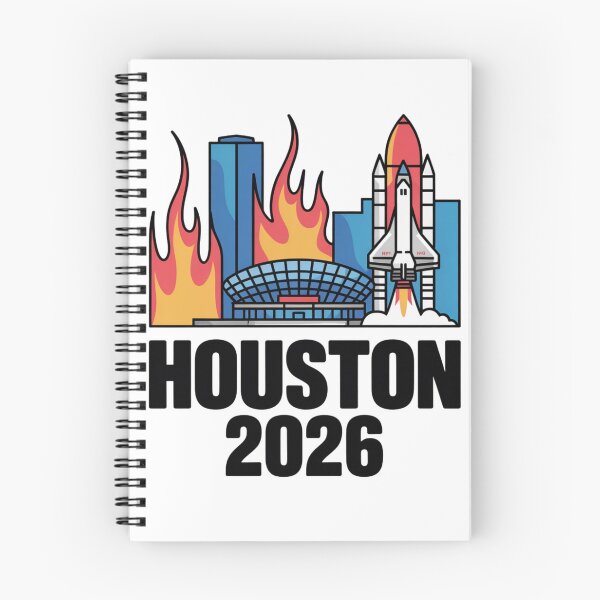 Item preview, Houston 2026 Space Shuttle Football T-Shirt V9 designed and sold by DarylWelsh2024.