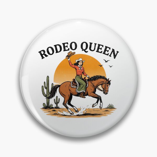 Item preview, Rodeo Queen Western Cowgirl Horse Graphic T-Shirt designed and sold by Cool-cat-art.