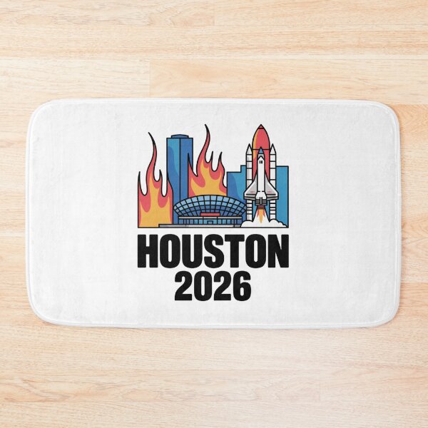Item preview, Houston 2026 Space Shuttle Football T-Shirt V9 designed and sold by DarylWelsh2024.