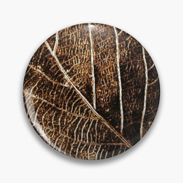 Item preview, Golden Skeleton Leaf on Black designed and sold by Shirl's .