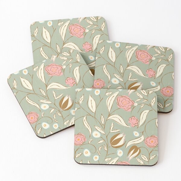 Item preview, Modern Chintz Floral Sage Green designed and sold by susycosta.