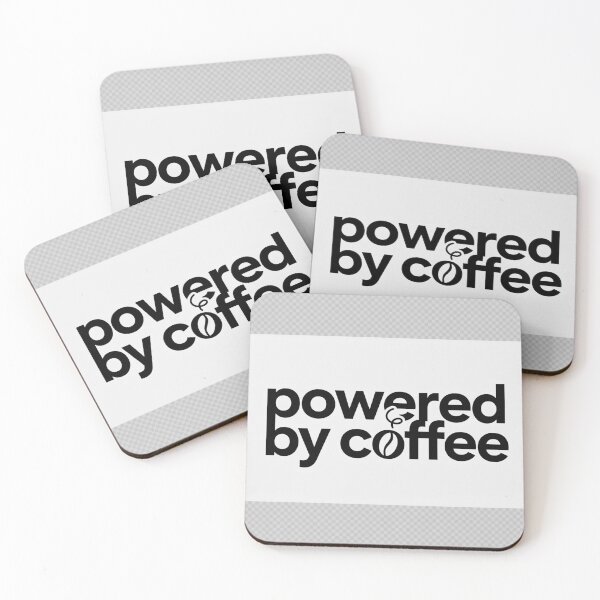 Item preview, Powered by coffee designed and sold by GoGetItDotCom1.