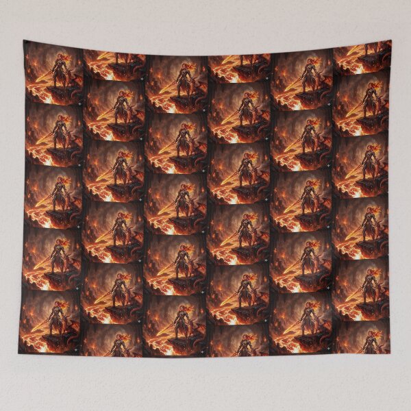 Item preview,  ​The Fire Warrior and her Dragon. designed and sold by JoyNest = "The nest of joy".