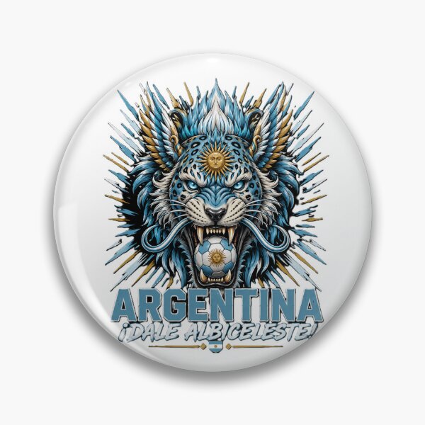 Item preview, Argentina Mythical Jaguar Football Warrior - ¡Dale Albiceleste! Soccer Fan Art Phone Case designed and sold by Adham2001.