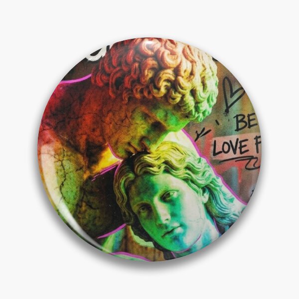 Item preview, Pride Month Rainbow Statue Art – LGBTQ+ Graffiti Aesthetic Poster designed and sold by DEVLUSH.
