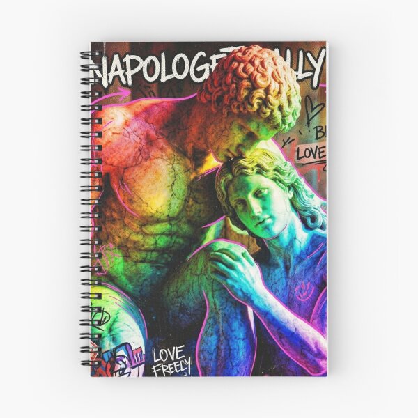 Item preview, Pride Month Rainbow Statue Art – LGBTQ+ Graffiti Aesthetic Poster designed and sold by DEVLUSH.