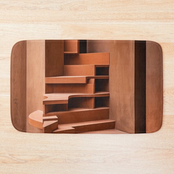 Item preview, Minimalist Organic Shapes Earth Tones Poster designed and sold by EnmarcArt.