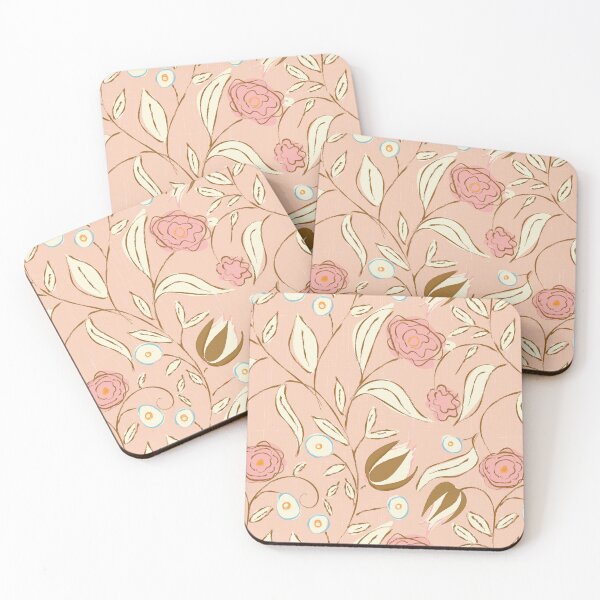 Item preview, Modern Chintz Floral Blush Pink designed and sold by susycosta.