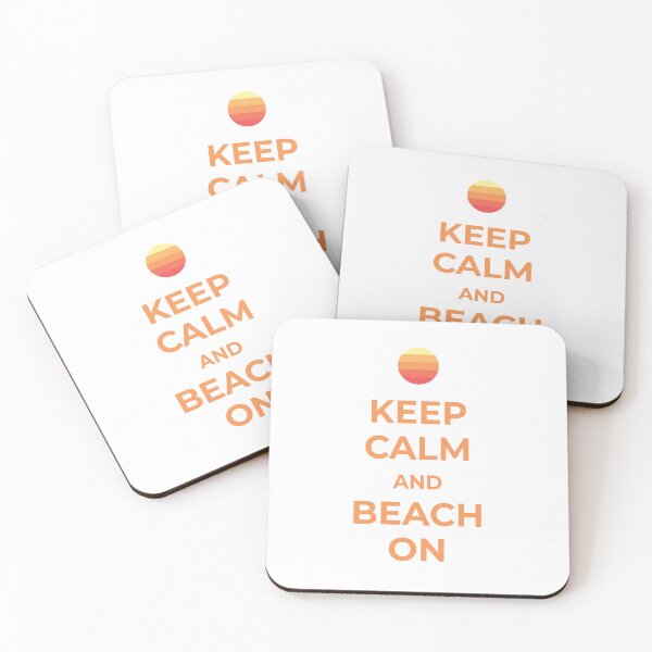 Item preview, Keep Calm and Beach On designed and sold by IYI.