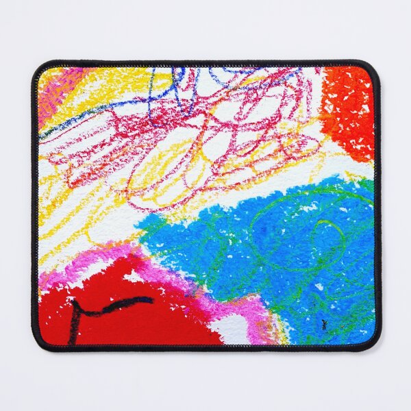Item preview, abstract blue and yellow designed and sold by Tereza Pilar Art.