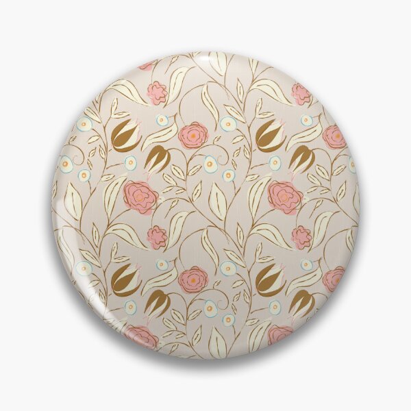 Item preview, Modern Chintz Floral Beige designed and sold by susycosta.